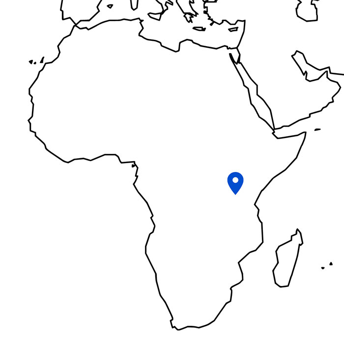 mappa mondo AMI Tanzania